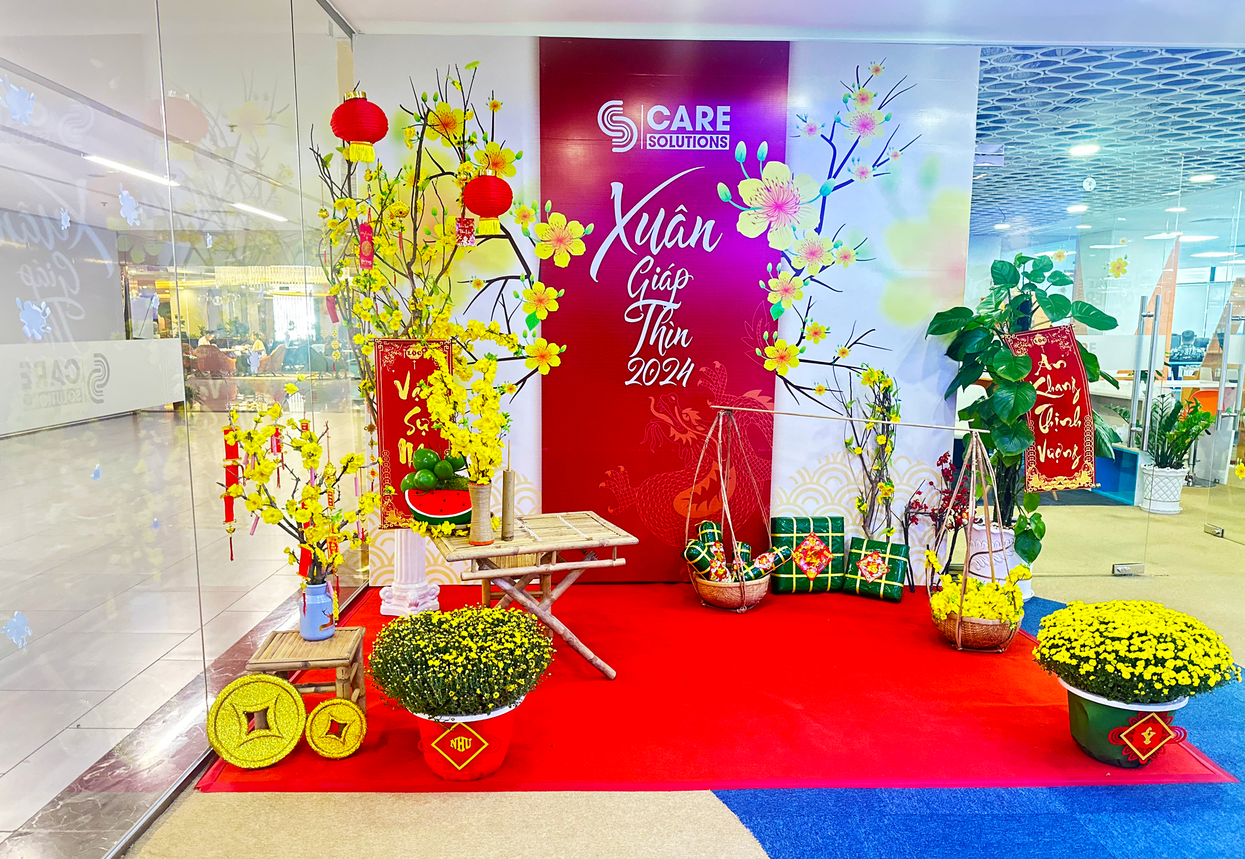 Happy Lunar New Year: A Delightful Tet Atmosphere At Care Vietnam